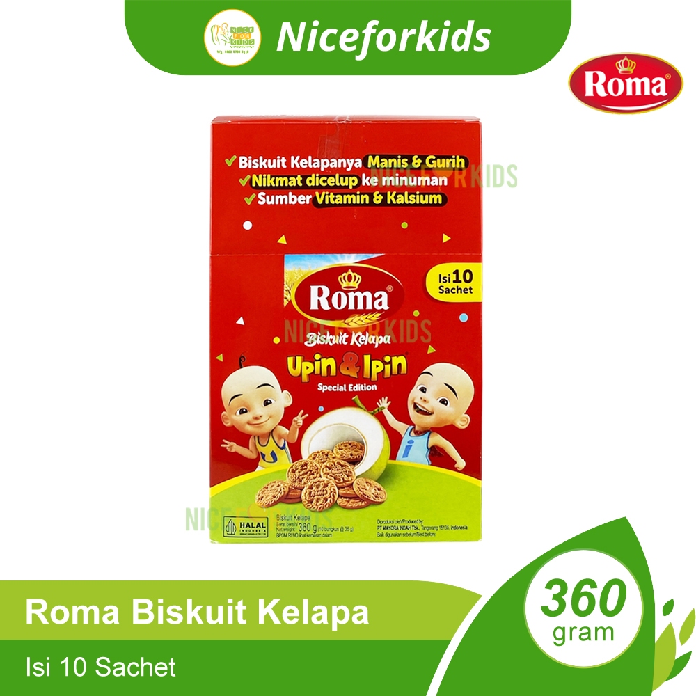 

Roma Biskuit Kelapa Box 360gr / Biskuit Kelapa
