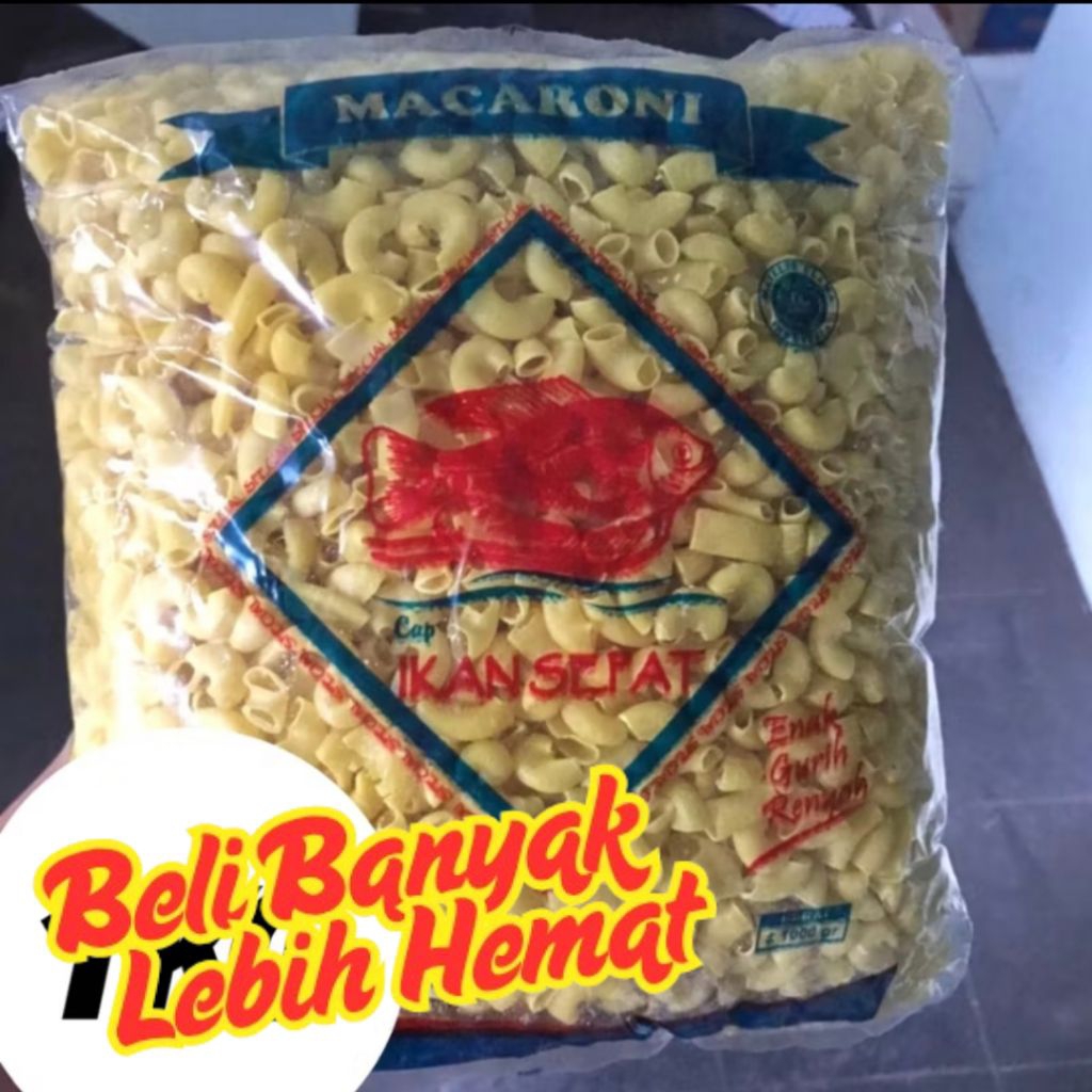 

MAKARONI BANTET MURAH / MAKRONI MURAH / MAKARONI MENTAH / MAKRONI BANTAT KUNING SEPAT 1 KG