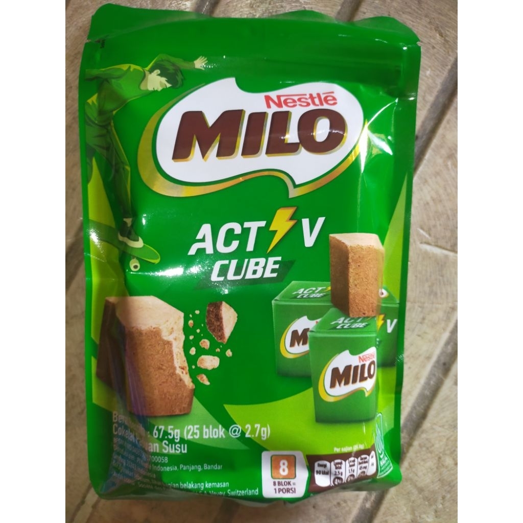 

MILO active Cube 67,5gr isi 25biji