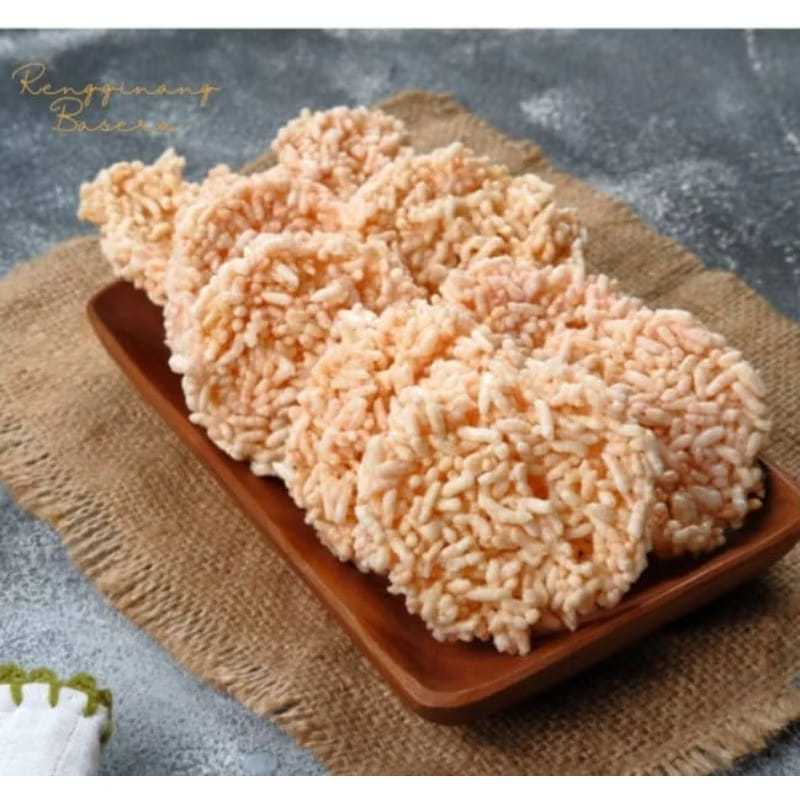 

Cemilan/makanan rengginang terasi isi 1 kg per 1 bal termurah/camilan ringan/snack terlaris