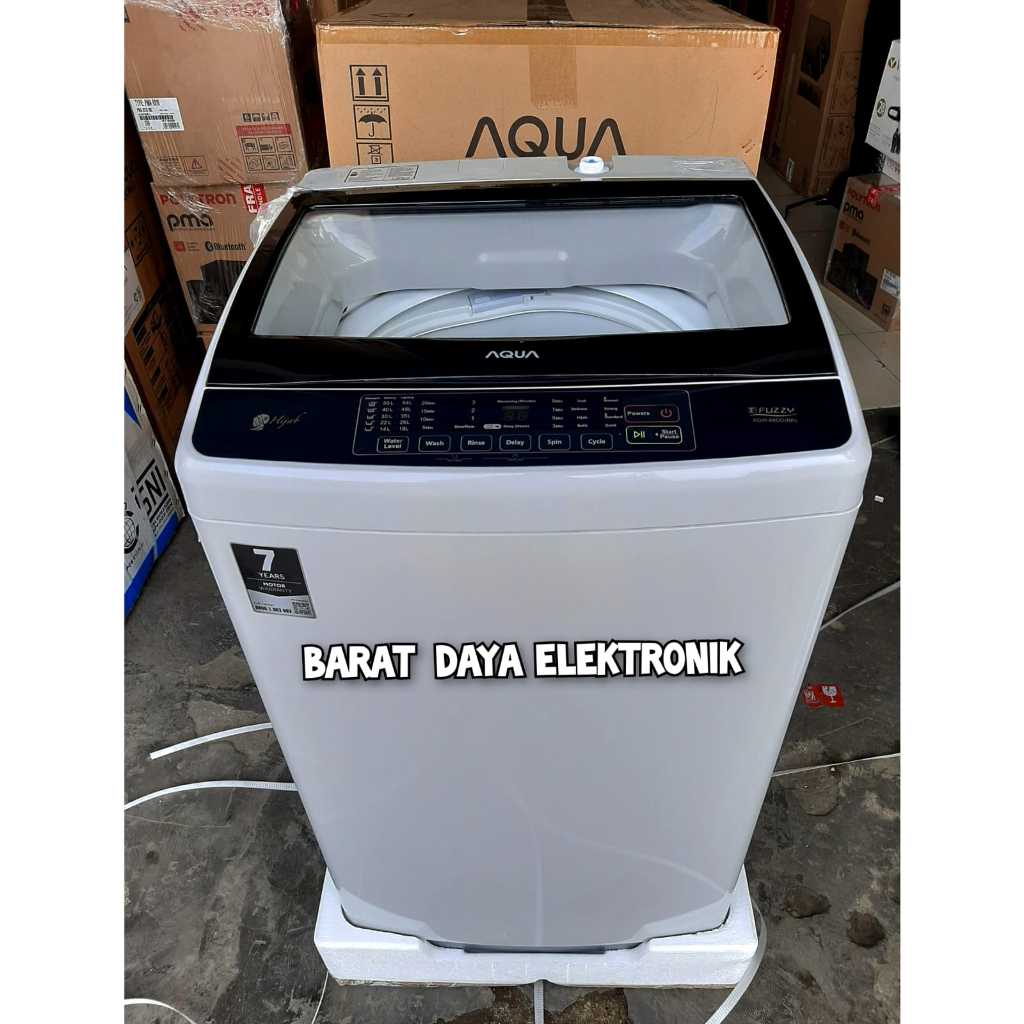 AQUA Mesin Cuci 8KG AQW-88DD Full Otomatis Mesin Cuci 1 Tabung