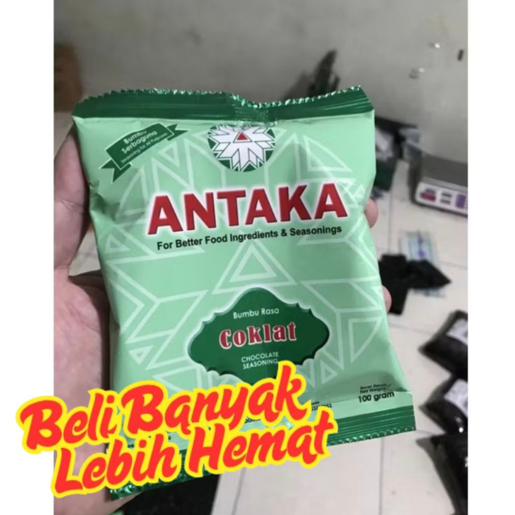 BUMBU TABUR INSTANT / BUMBU MASAK / BUMBU MASAKAN / BUMBU TABUR RASA COKLAT SERBA GUNA ANTAKA 100 GR
