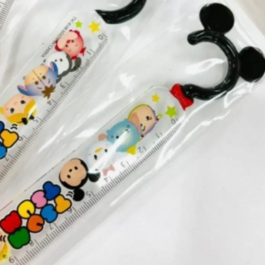 

Penggaris Anak model Kuping Mickey Mouse Minnie Mouse panjang 15 cm Lucu