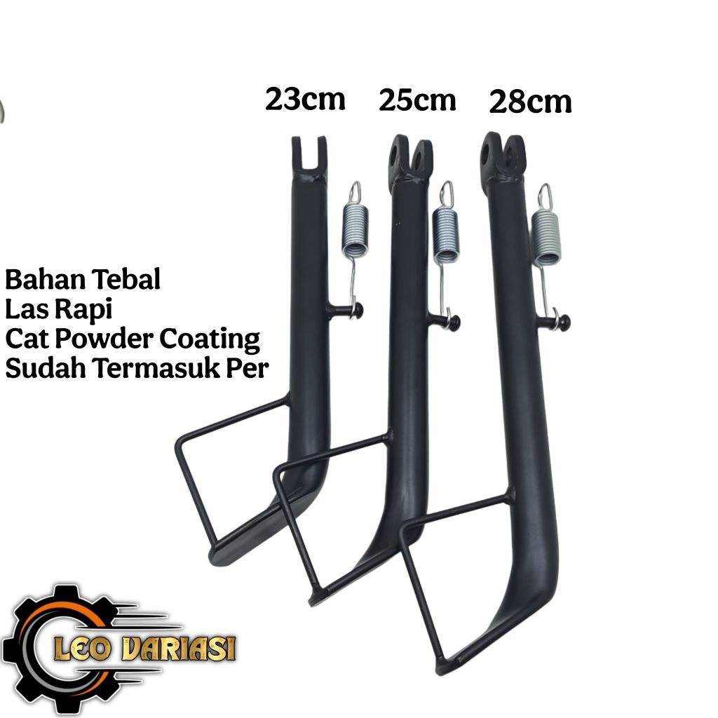 Standar Samping Satria Fu Satria 2 Tak Hiu Lumba Panjang 28cm 25cm 23cm