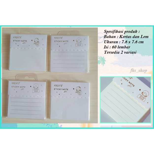 

60 Lembar Sticky Notes Polos Sticky Notes Kertas Memo Sticky Notes Aesthetic Sticky Notes Lucu Kreat