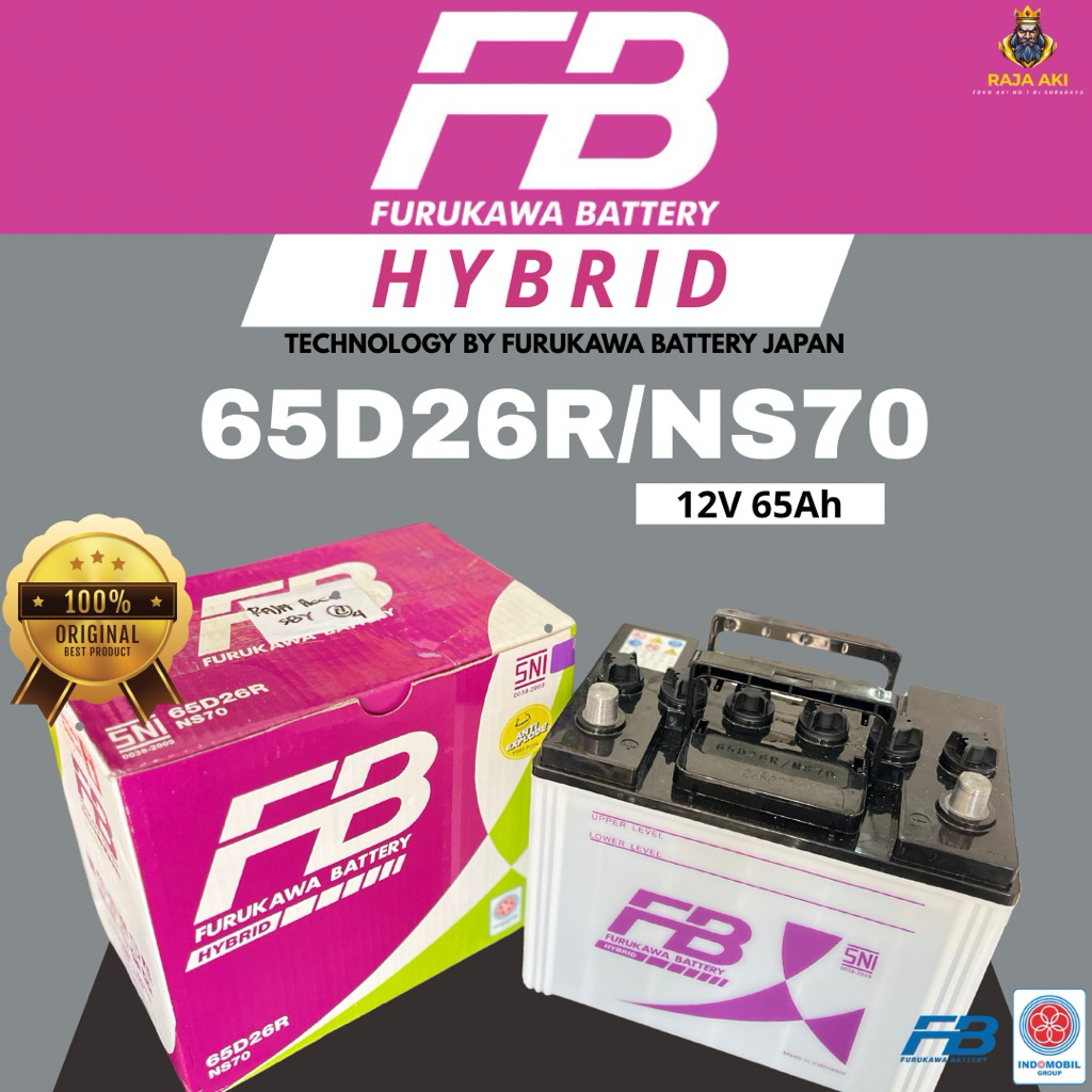 AKI MOBIL FB INDOMOBIL HYBRID NS70 COCOK UNTUK MOBIL PANTHER DIESEL KIJANG DIESEL KIJANG KAPSUL KIJA