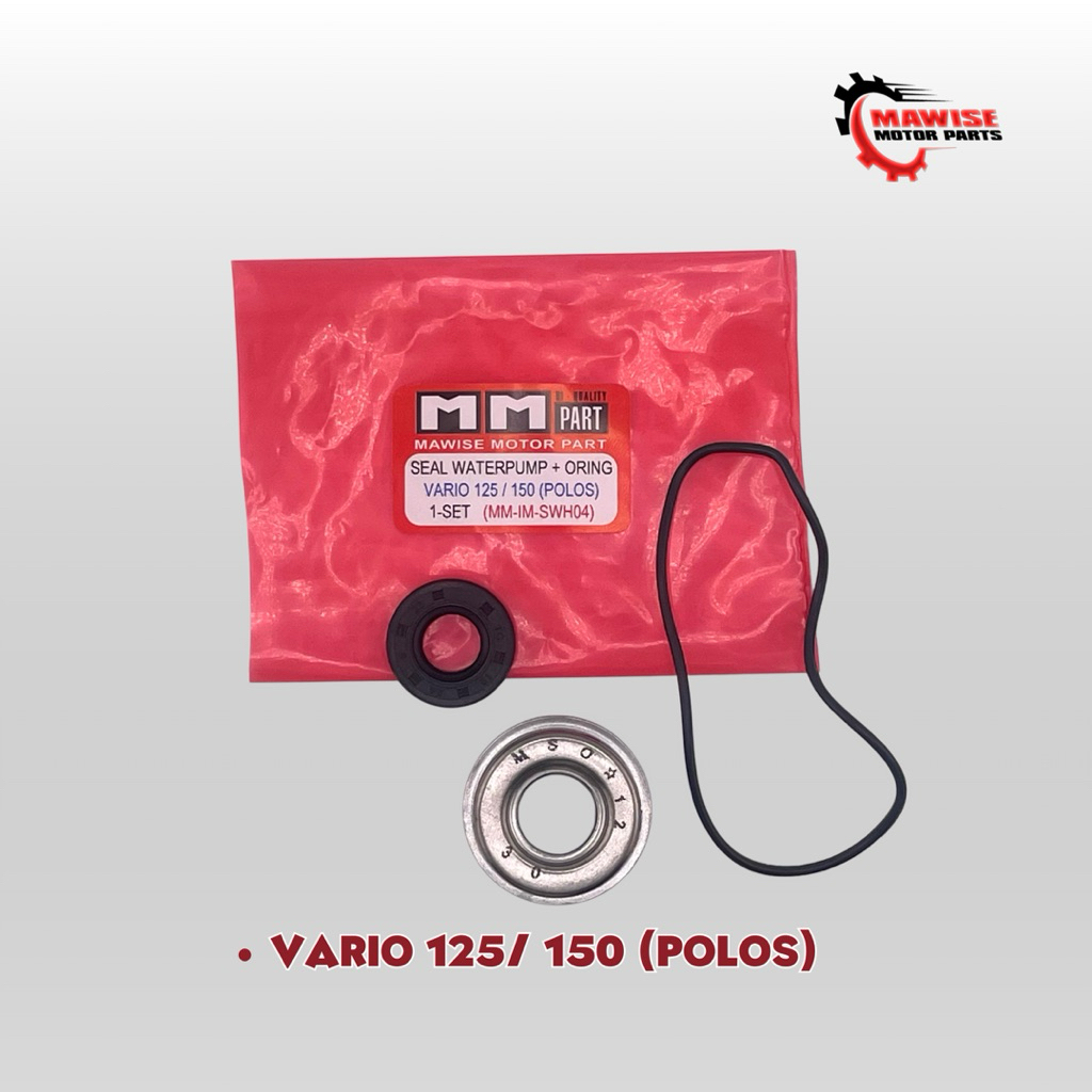 SEAL WATERPUMP + ORING VARIO 125 / 150 POLOS - SEAL WATERPUMP VARIO 125 VARIO 150 PCX 150 SEAL RADIA