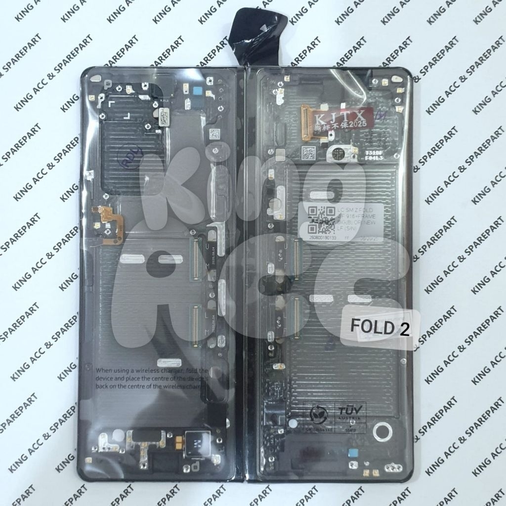 LCD TOUCHSCREEN + FRAME SAMSUNG GALAXY Z FOLD 2 F916 BLACK FULLSET