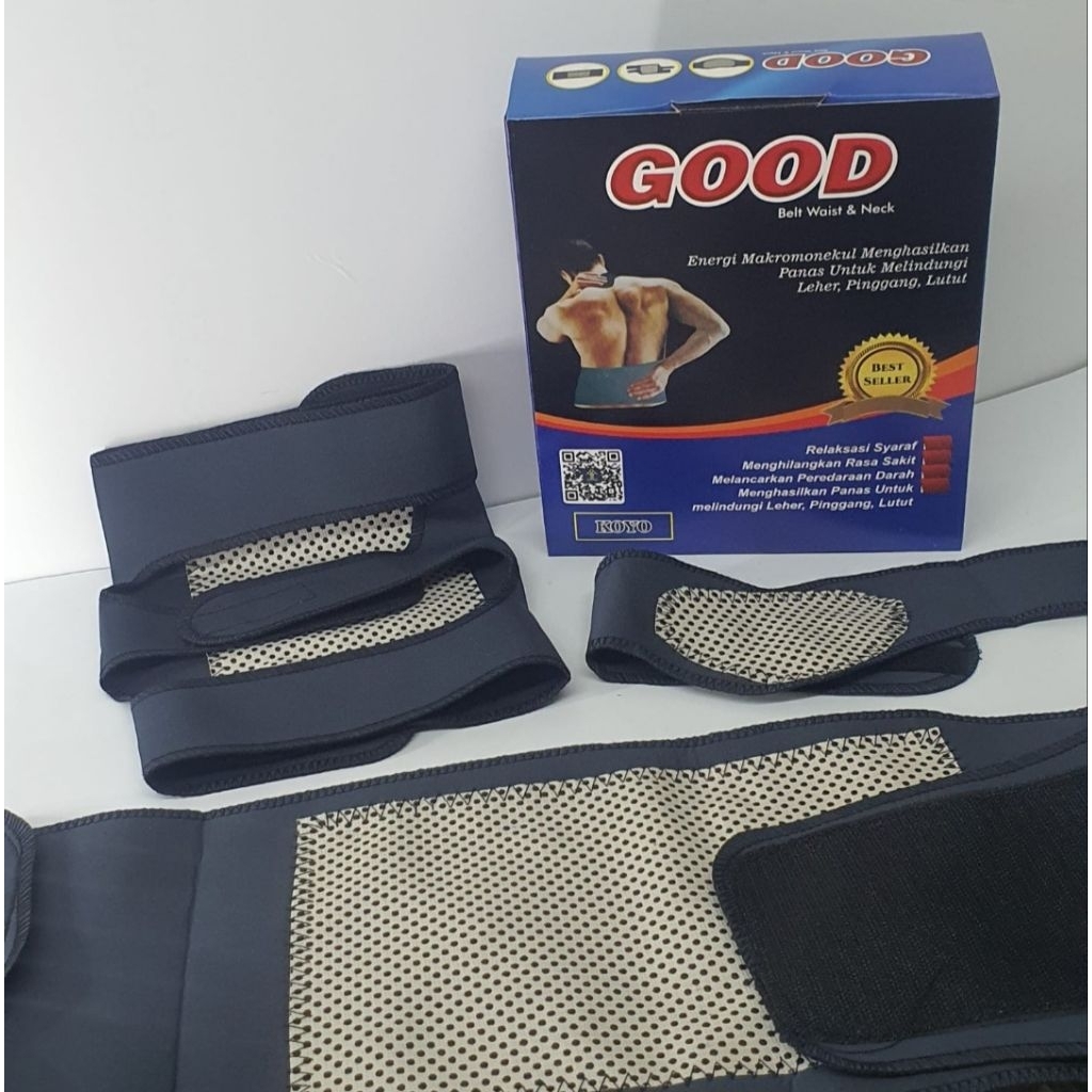 korset / sabuk koyo magnet genki/terapi lutut/terapi pinggang/terapi leher