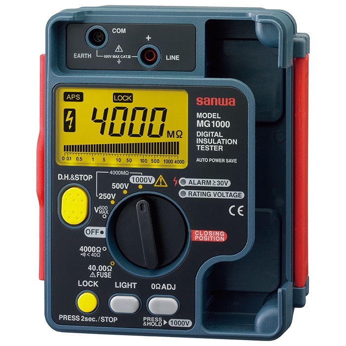 Digital insulation testers Sanwa MG1000