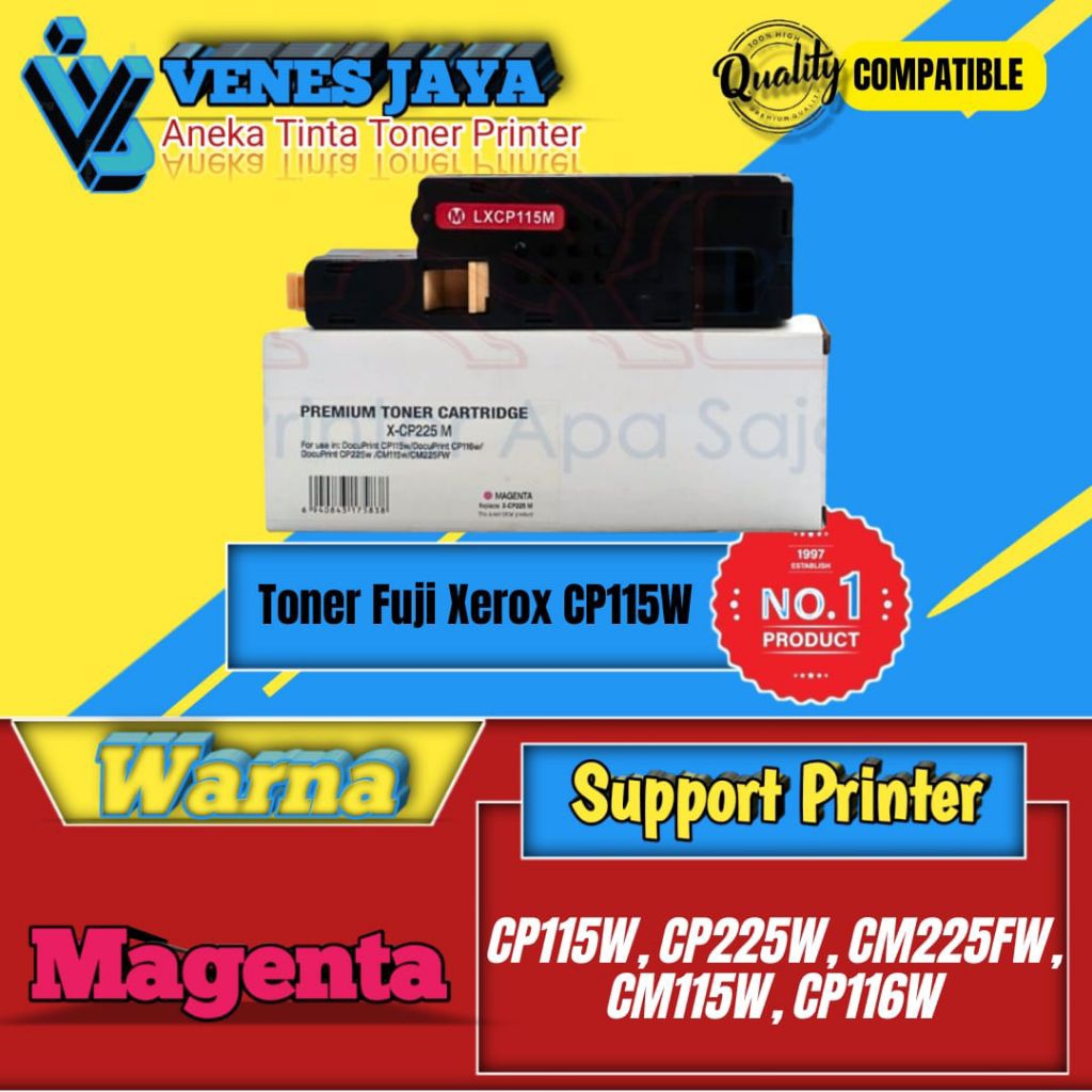 Cartridge toner compatible Fuji Xerox CP115W Printer Fuji Xerox CP115W Magenta, CP225W, CM225FW