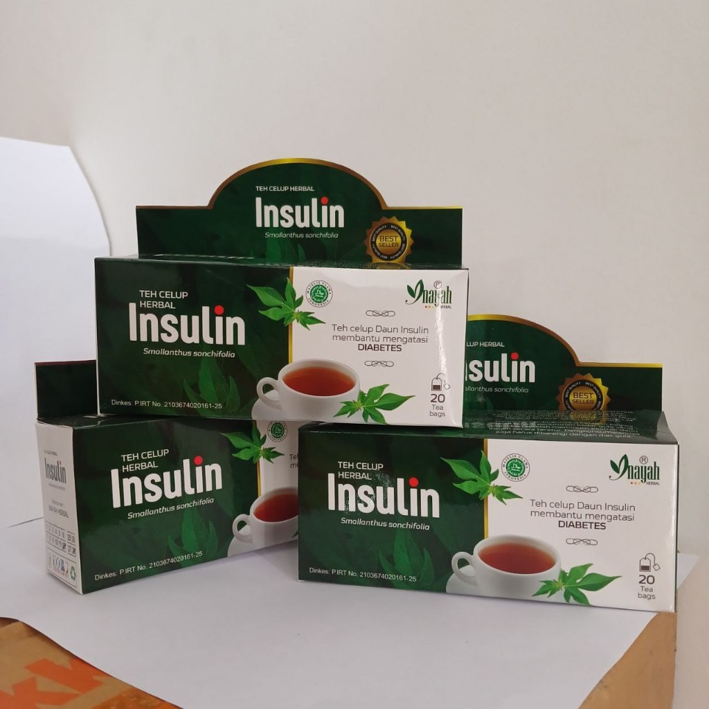 

Teh Celup Insulin Inayah 100% Asli Membantu Mengatasi Diabetes ORIGINAL Isi 20 Teh bags