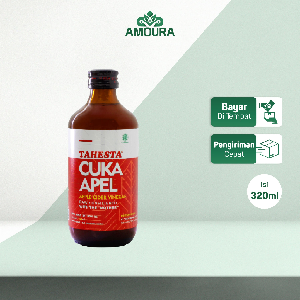 

Tahesta - Cuka Apel Original Tahesta isi 320 ml