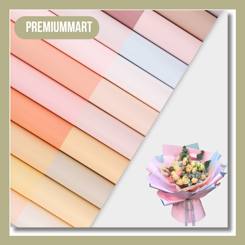 

Kertas Buket Bunga Bicolor Kertas Buket Bunga Dua Warna Cellophane Florist KB075