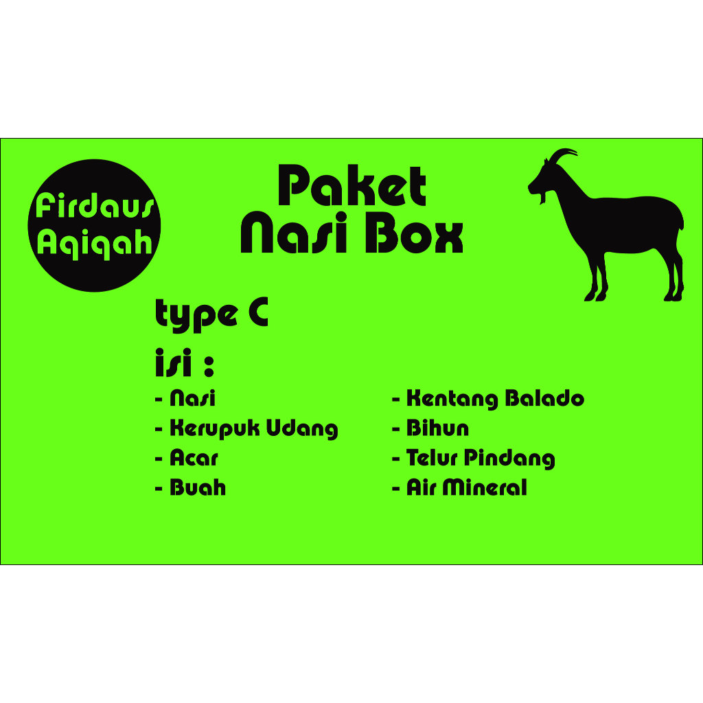 

Nasi Box Type C