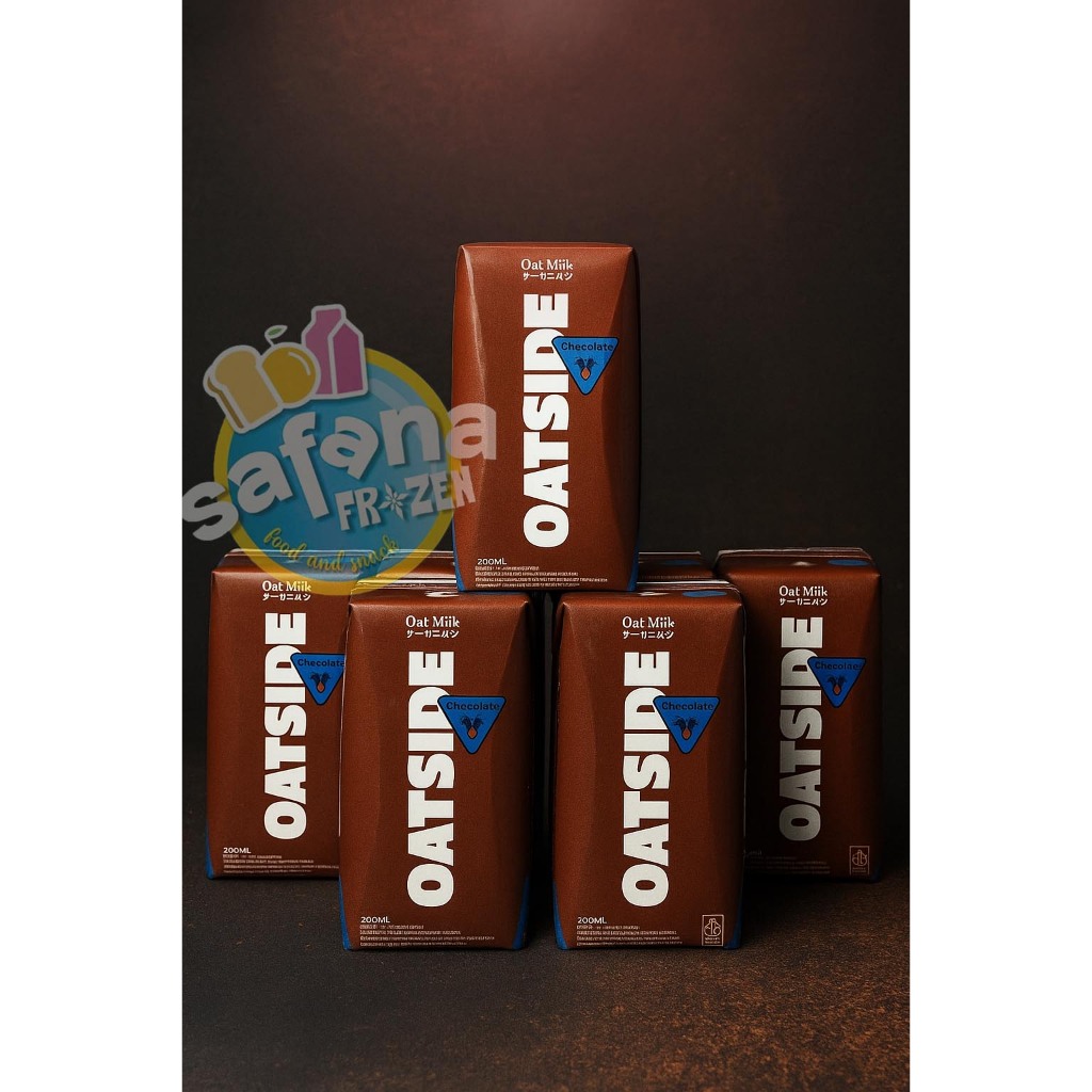 

OATSIDE Chocolate Oat Milk 200ml – Susu Oat Rasa Cokelat, Minuman Sehat Kekinian, Vegan & Dairy-Free