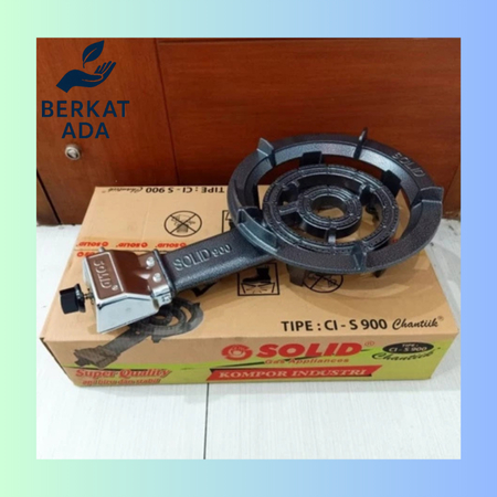 BA Kompor Gas 1 Tungku Batu Solid S900