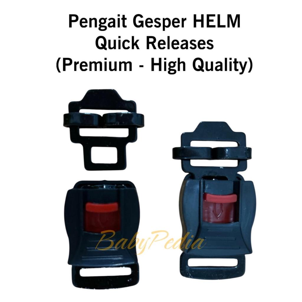 Gesper Helm Anti Pecah Universal Pengunci Tali Klik Cetekan Helm Tebal Pengait Kunci Helm Quick Rele