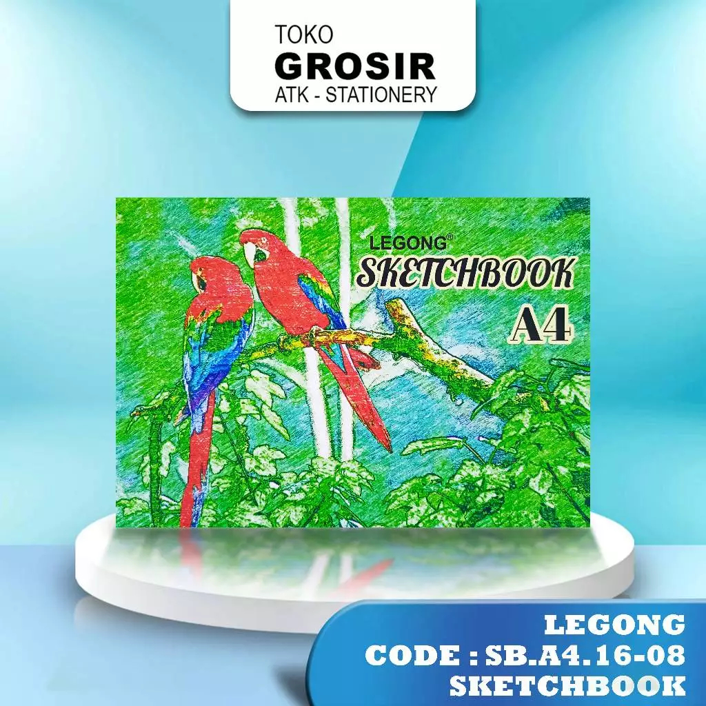 

LEGONG Sketch Book / Buku Sketsa Ukuran A4 / SB A4 16-08 2