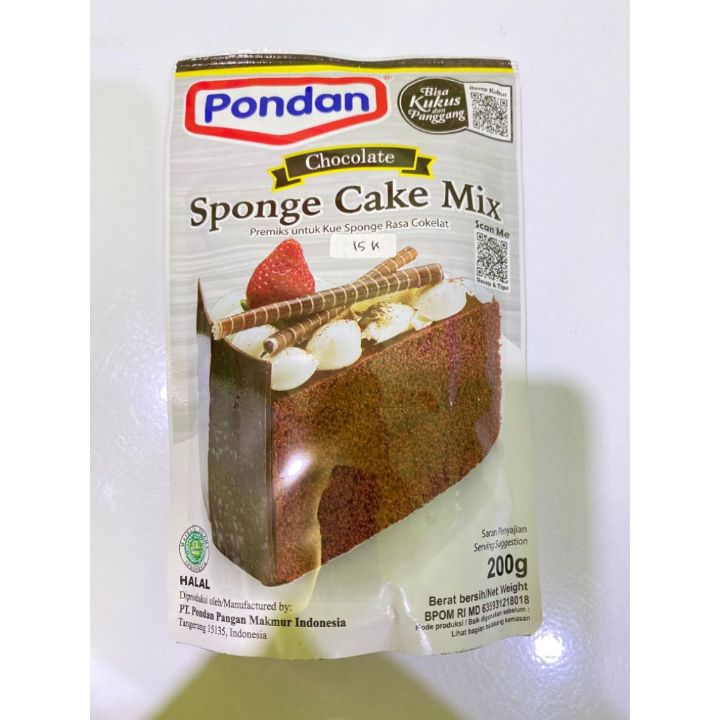 

Pondan Sponge Cake Mix Chocolate