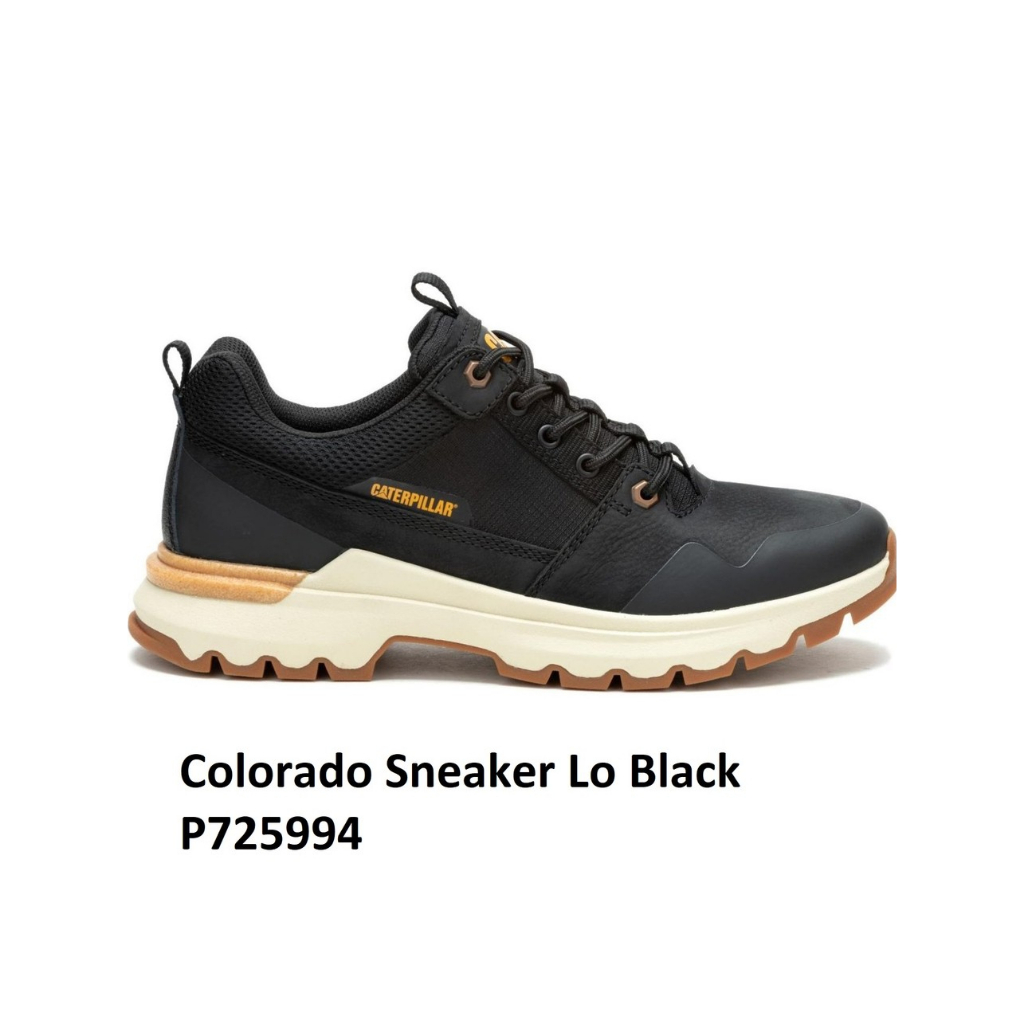 Sepatu Casual Pria Caterpillar Original Colorado Sneaker Lo Black