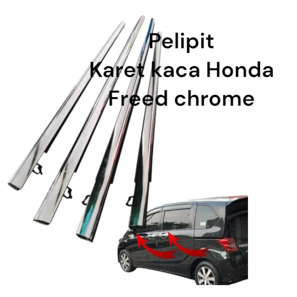 PELIPIT LIST KACA HONDA FREED ORIGINAL