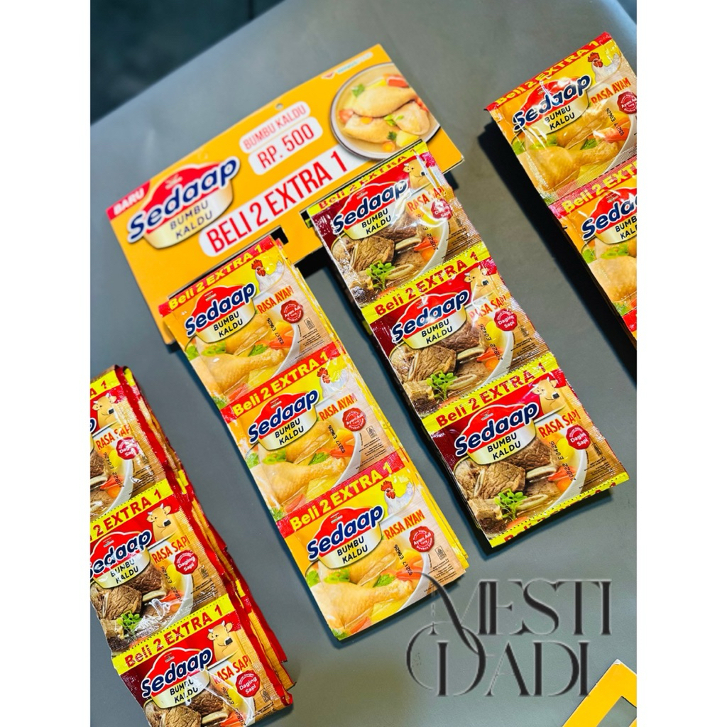 

[36 PCS] Sedaap Bumbu Kaldu Penyedap Spesial 9gr Kaldu Rasa Sapi Ayam Unilever Sop Iga Bumbu Masak Makanan Kebutuhan Memasak Instan Spesial Ektrak Daging Sachet Eceran Ecer Renceng Rencengan Gram