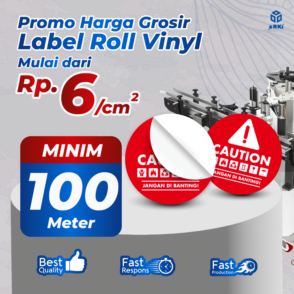 

Label Roll Stiker Vinyl Anti Air/ Harga Grosir / Custom | Free Cutting | Cetak Logo / Produk – ERKI PRINTING