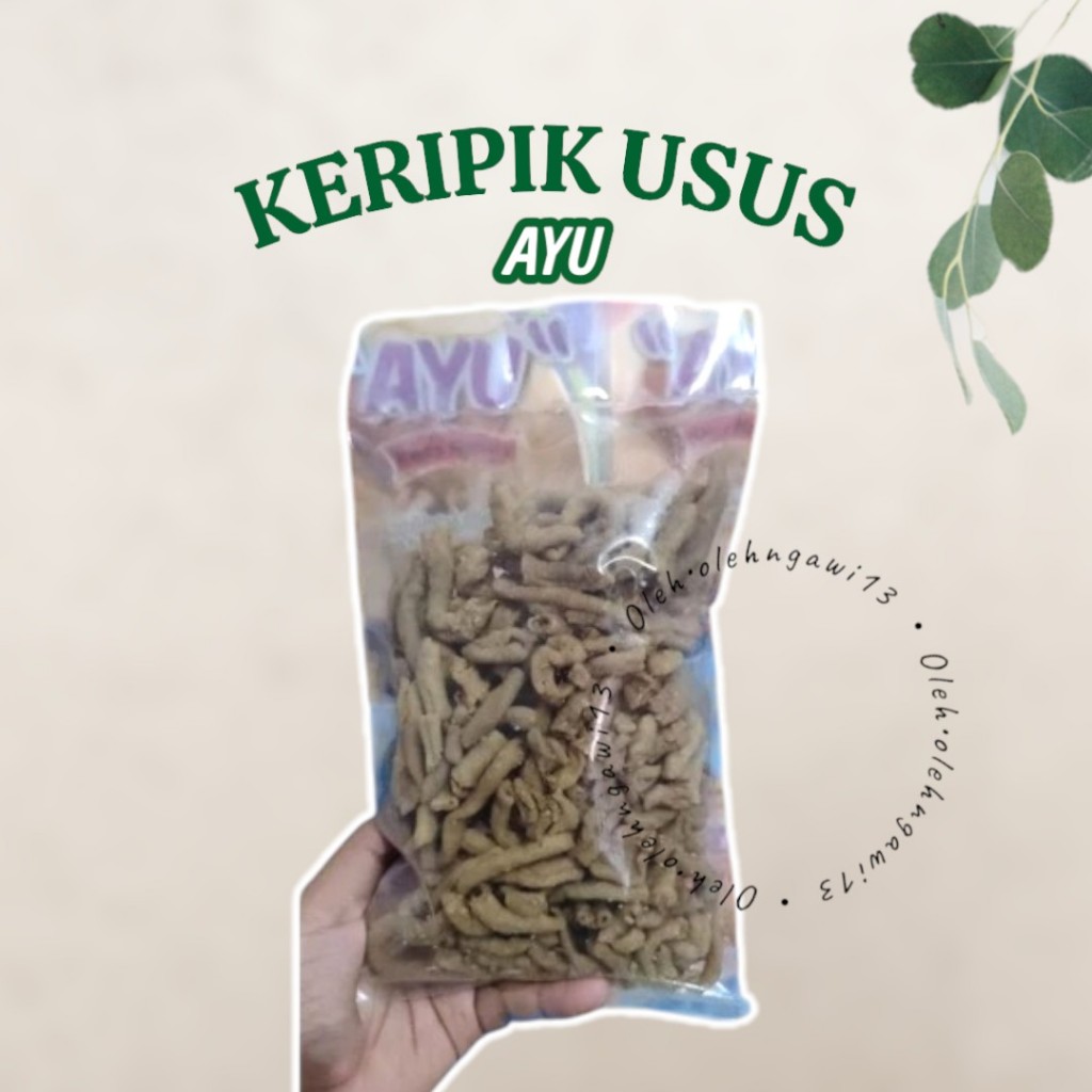 

KERIPIK USUS, CEMILAN USUS, Oleh OLEH ,ASUL ASUL , USUS CRISPY
