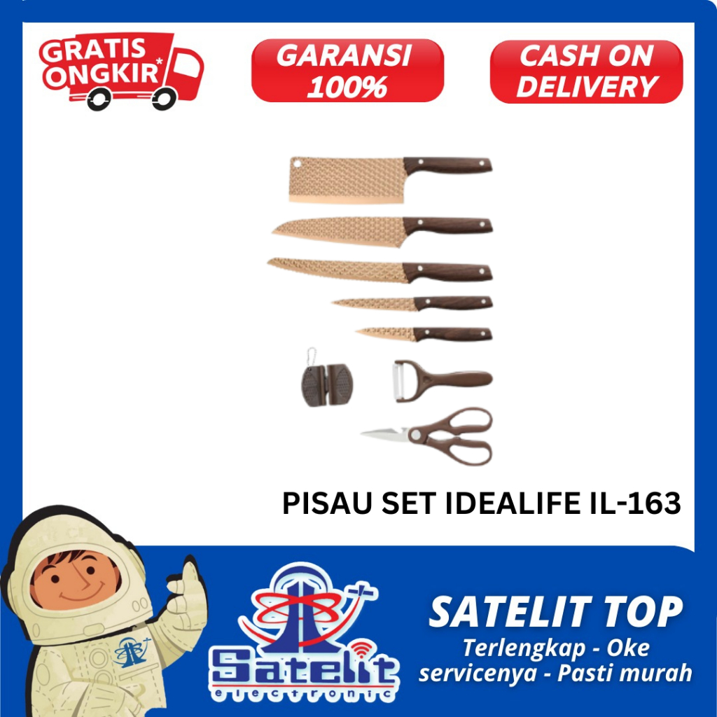 Idealife Pisau Set IL-163A - Kitchen Knife Set by Idealife