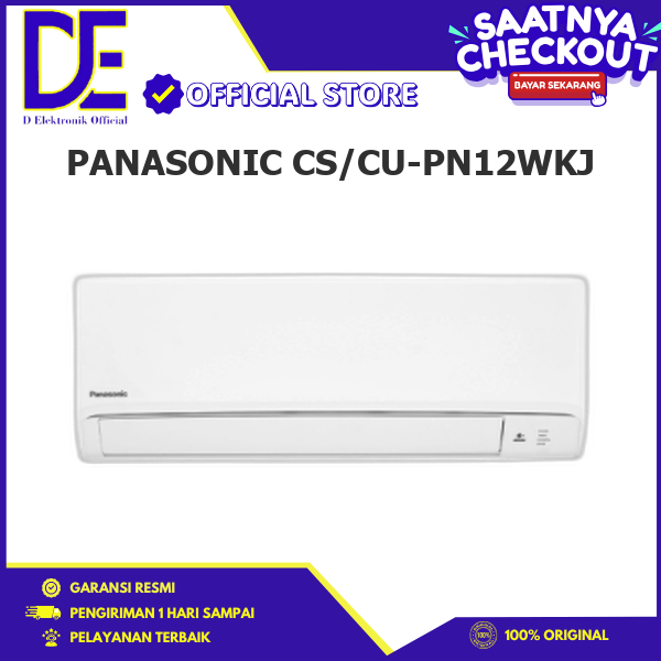 Panasonic CS/CU‑PN12WKJ AC Split 1.5 PK Standard Deluxe Nanoe‑G/X CU‑PN12WKJ PN12WKJ (Unit Only)