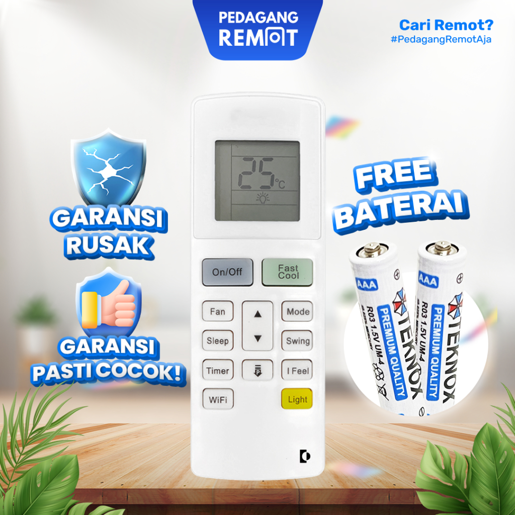 Remote AC Gree YAW1F / Remot AC Gree YAW1F9 GWC-05F1S