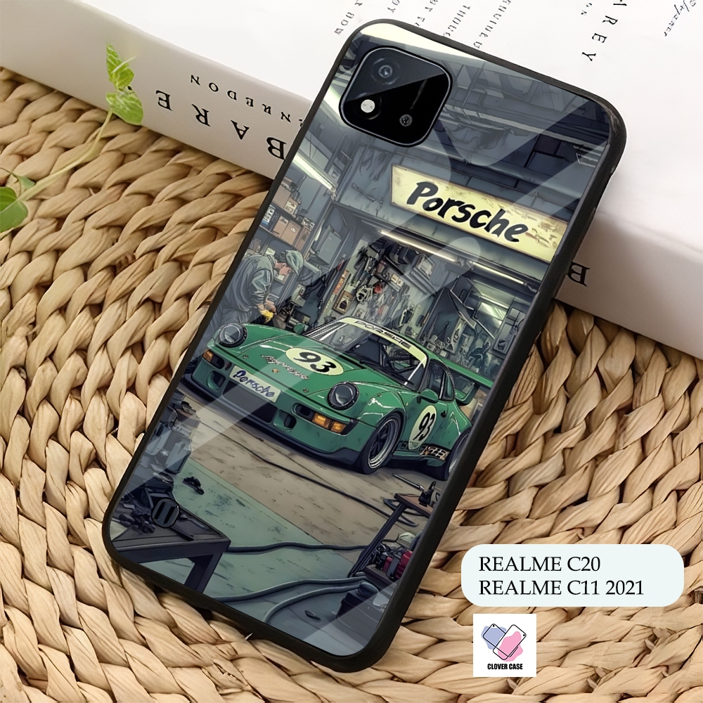 [MB23]  Case Glossy Case | REALME C20 | REALME C11 2021 | CASE KEKINIAN LUCU |  Casing Hp Kilau Moti