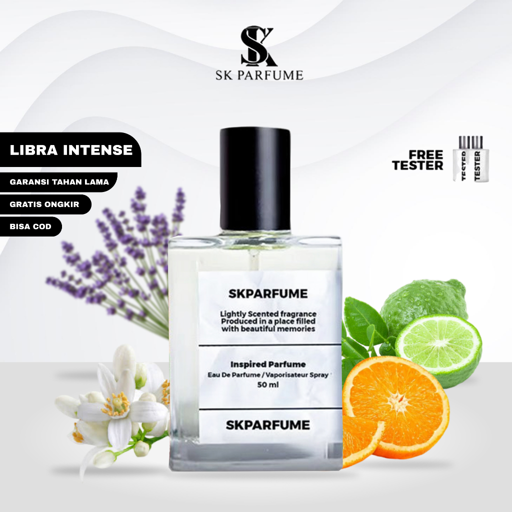 SK Parfume - Libra Intense Parfume Wanita aroma Sweet Vanilla dan Powdery