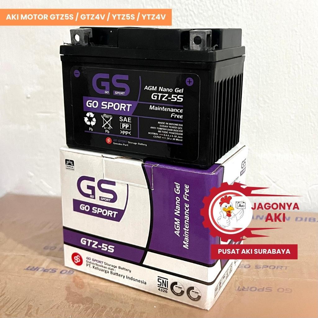 [GROSIR 1 DUS] Aki Motor GS Honda Beat Vario 125 Supra X 125 / Aki Motor Beat