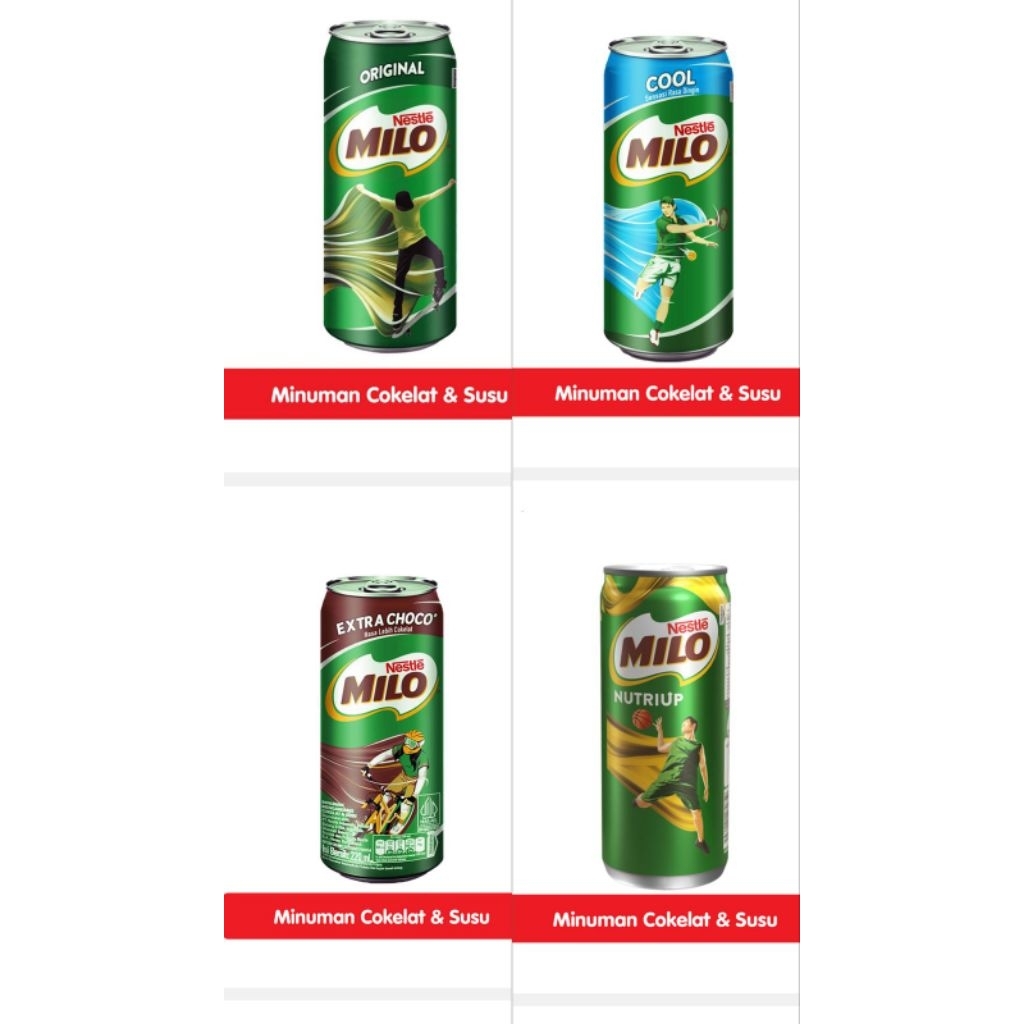 

Milo kaleng original 220 ml