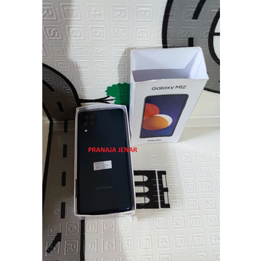 SAMSUNG GALAXY M12 4/64GB SECOND FULLSET GARANSI
