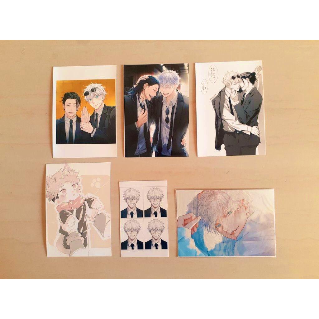 P- box kertas ganteng  jjk / jujutsu kaisen Gojo Satoru, Geto & Yuji (take all)