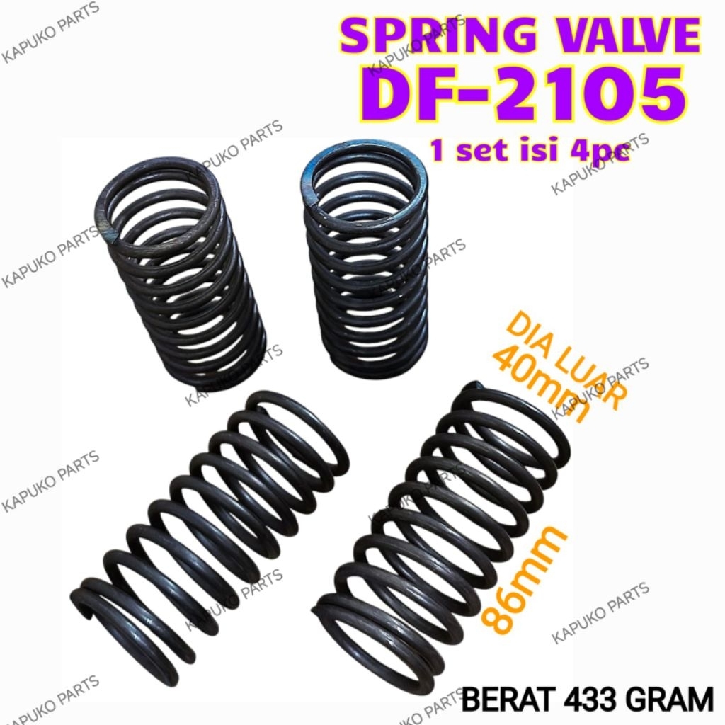 DF2105 PER KLEP SPRING VALVE UNTUK MESIN DIESEL ENGINE DIESEL 24PK 2 SILINDER