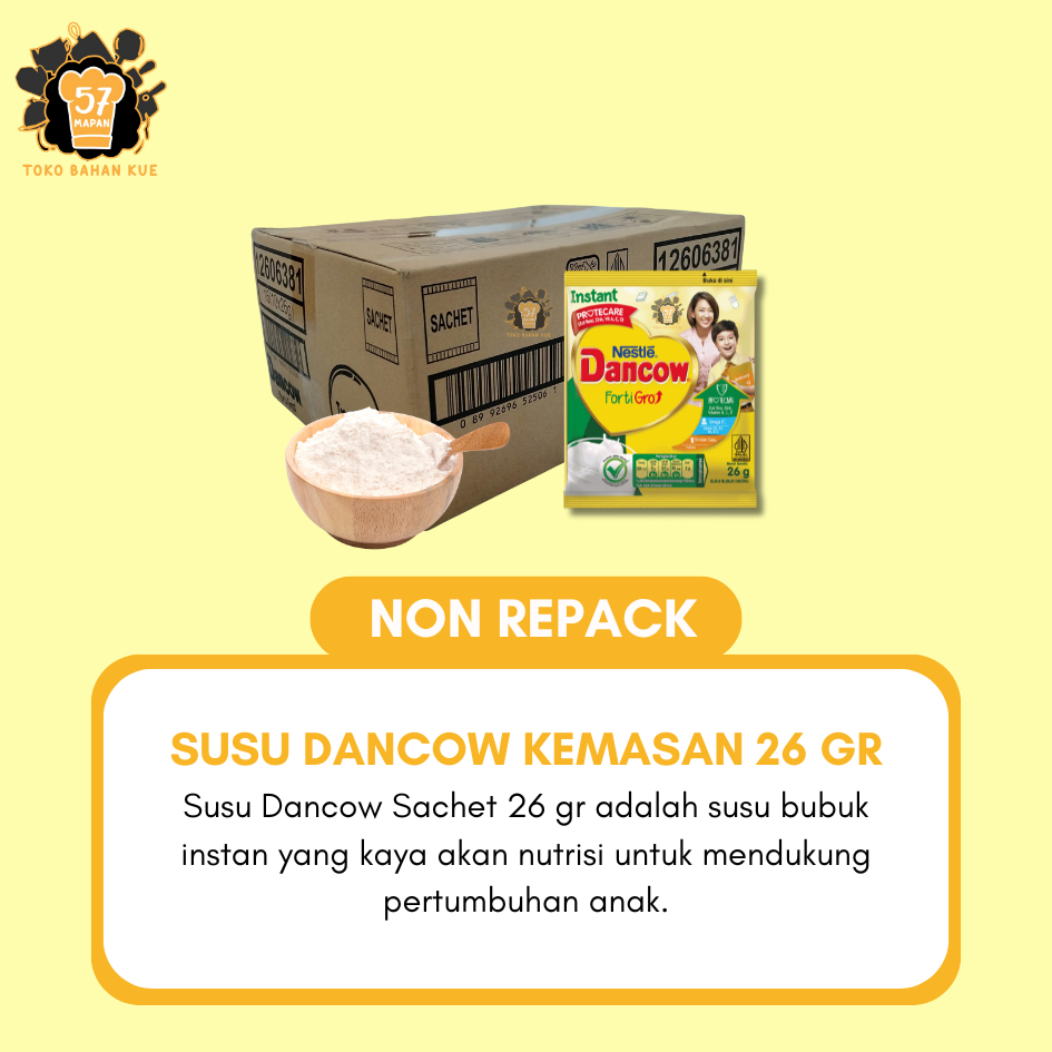 

SUSU DANCOW 26 GR (SACHET) KEMASAN NON REPACK (1 PCS)