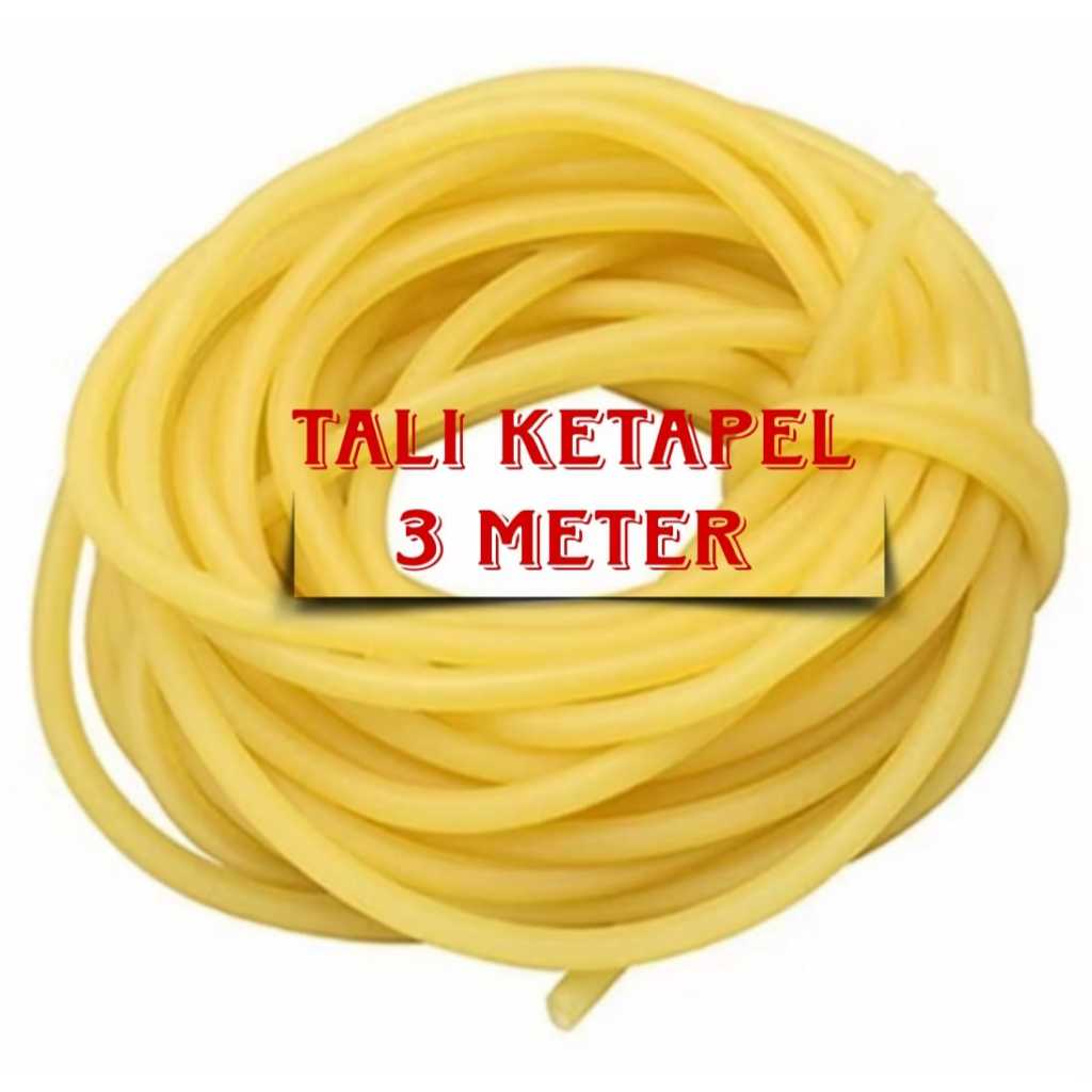 3 Meter Tali Karet Pentil Ketapel Slingshot Rubber Catapult 5 Mm