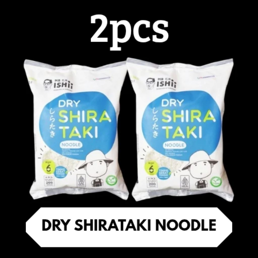 

2pcs Shirataki Dry Noodle - 200g (Mie Kering Shirataki)