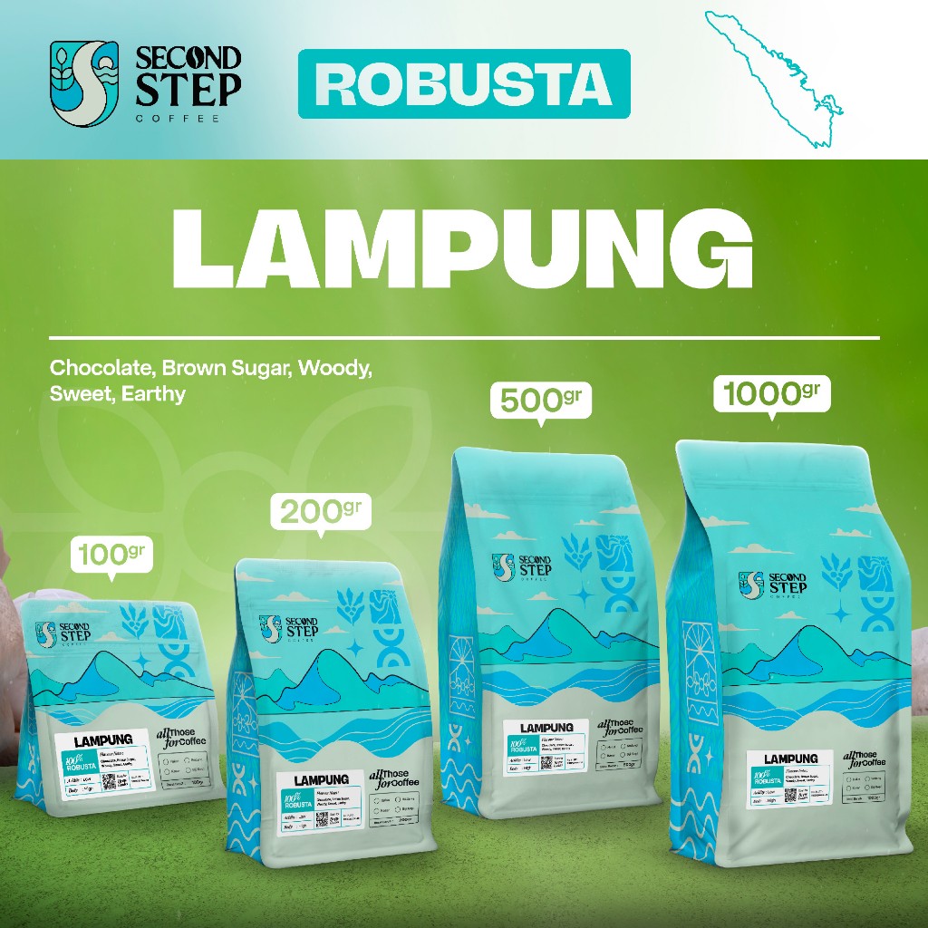 

Kopi Robusta Lampung Sumatra Coffee Espresso Roasted Beans Biji Bubuk