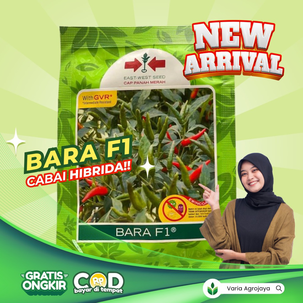 Benih Bibit Cabai Rawit Bara F1 - Cap Panah Merah