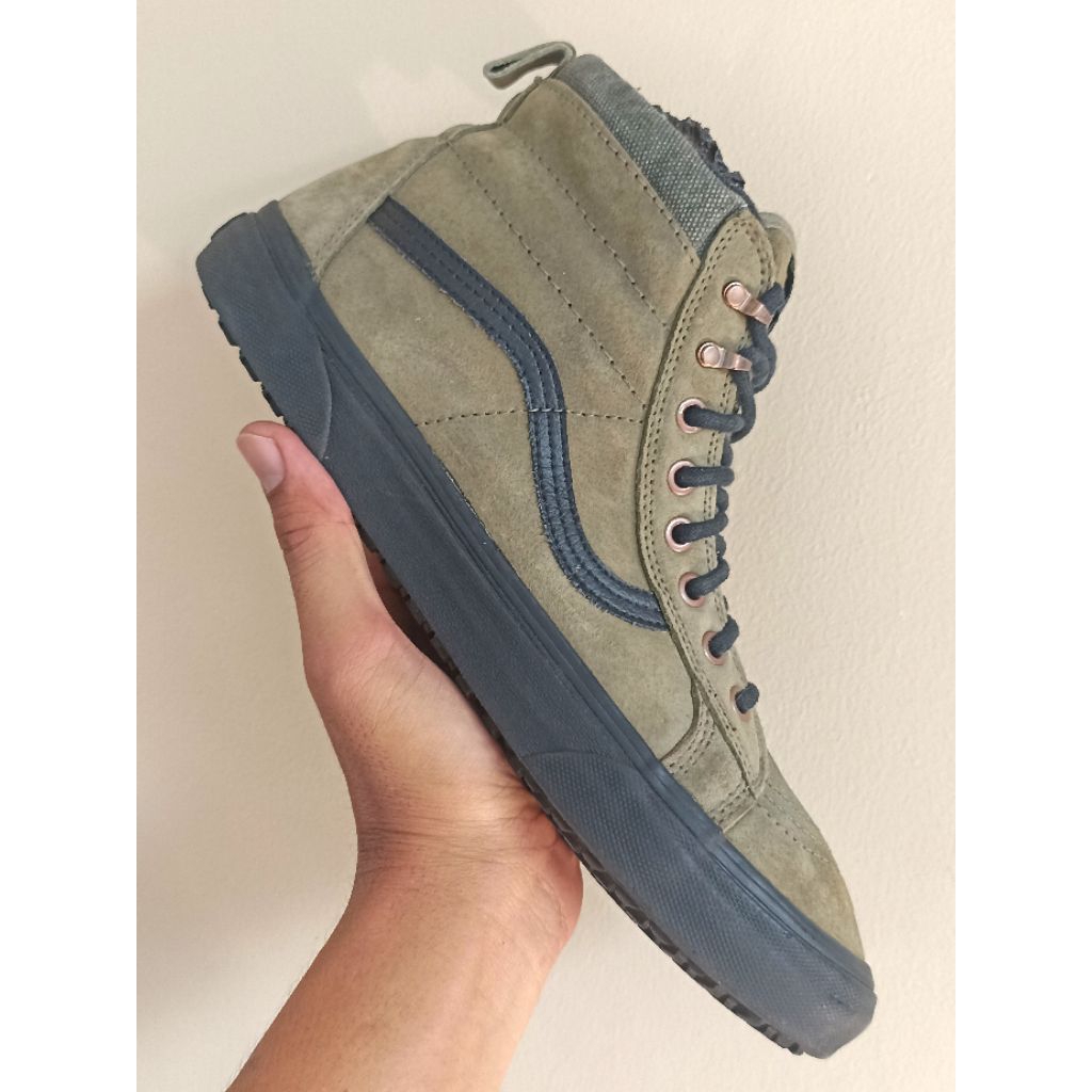 VANS SK8 Hi MTE Pat Moore Greap Leaf Green Suede Skate (Rarely Pairs)