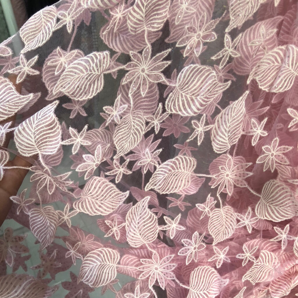 kain tile motif bunga - kain tile motif premium rdk