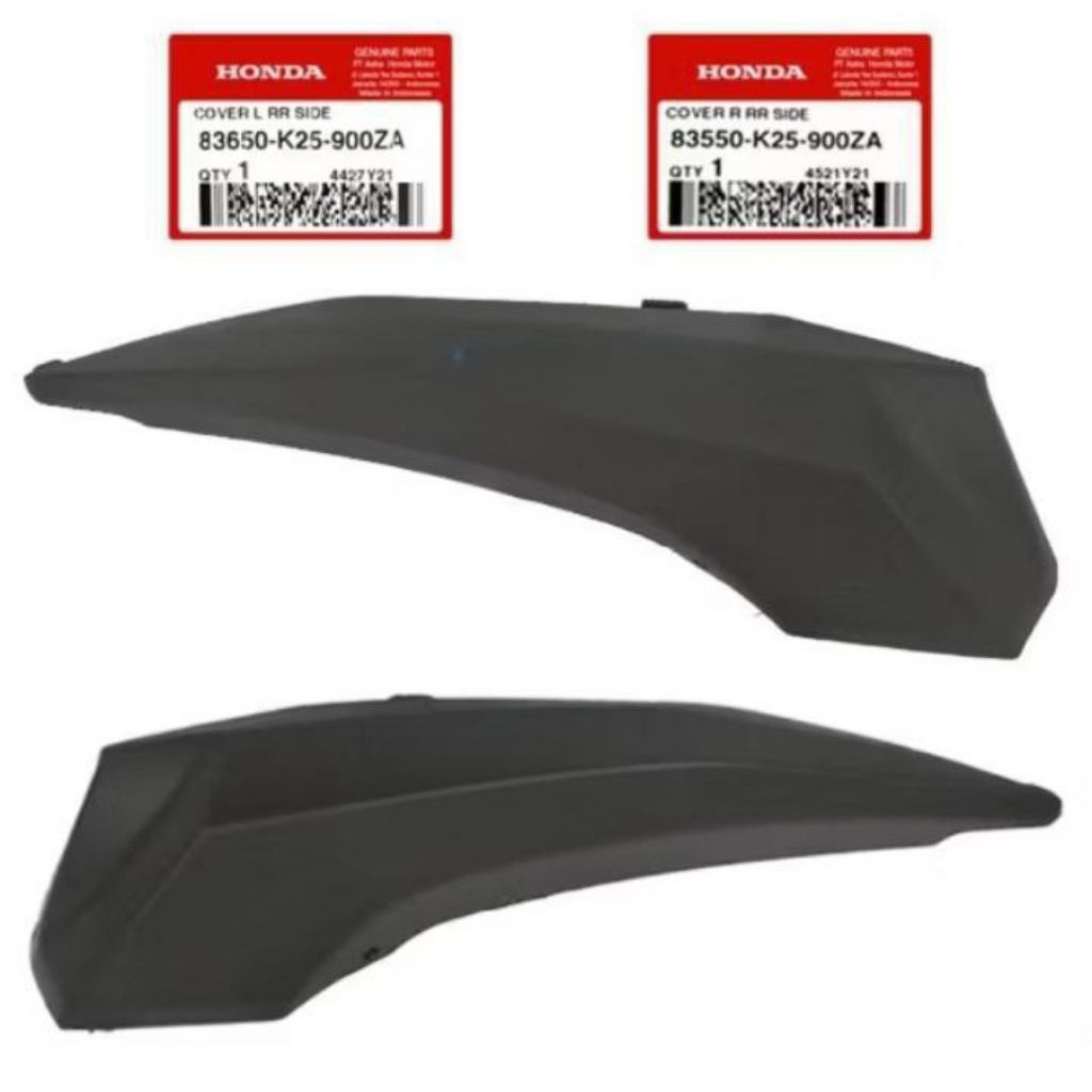83550-K25-900ZA 83650-K25-900ZA Cover sambungan body belakang kanan kiri beat fi 2012 - 2016 origina