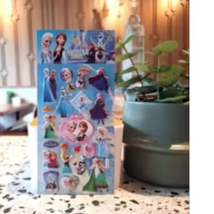 

sticker timbul tema frozem harga 1 lembar