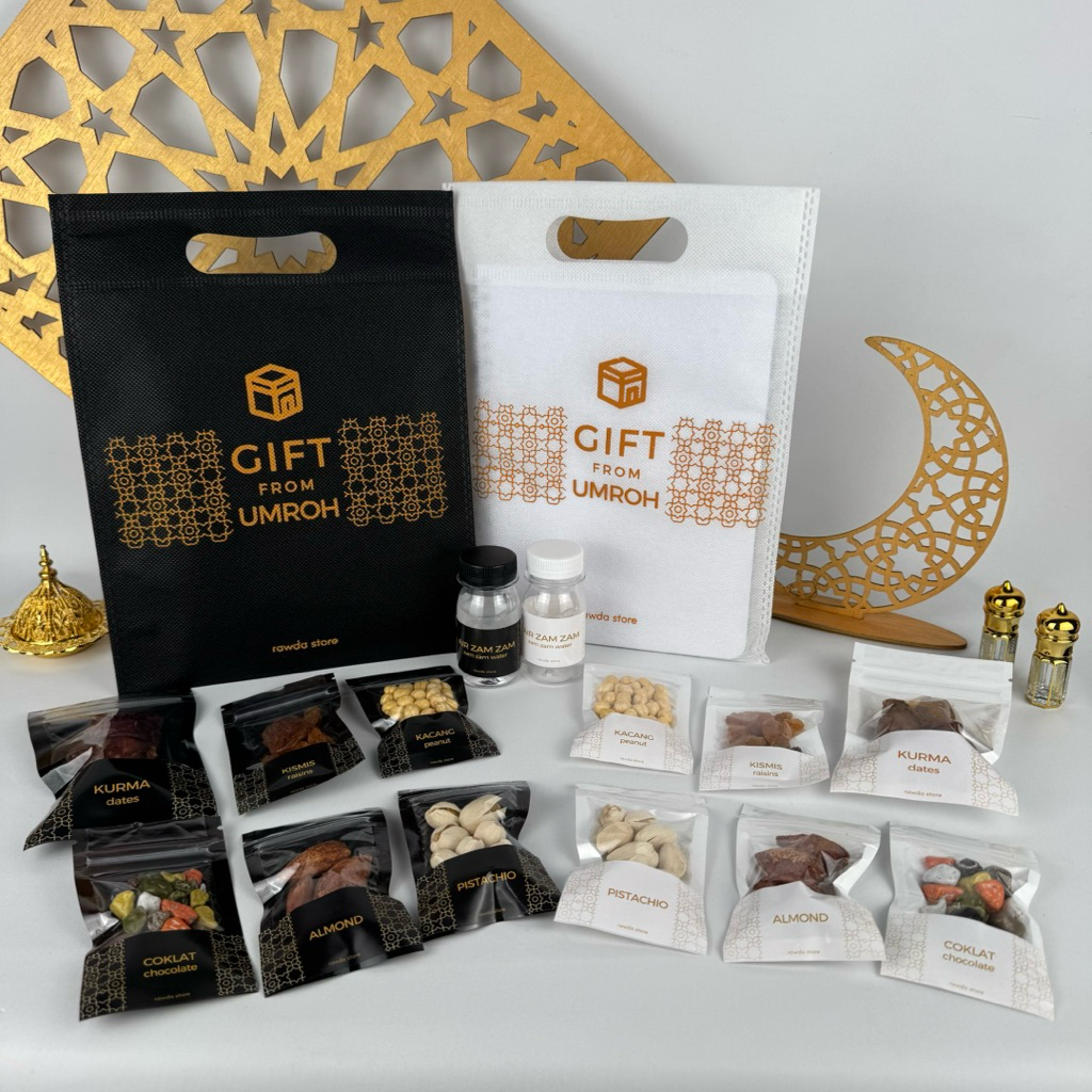 

Paket Ohad | Paket Souvenir Hampers Hadiah Gift Oleh oleh Haji Umroh