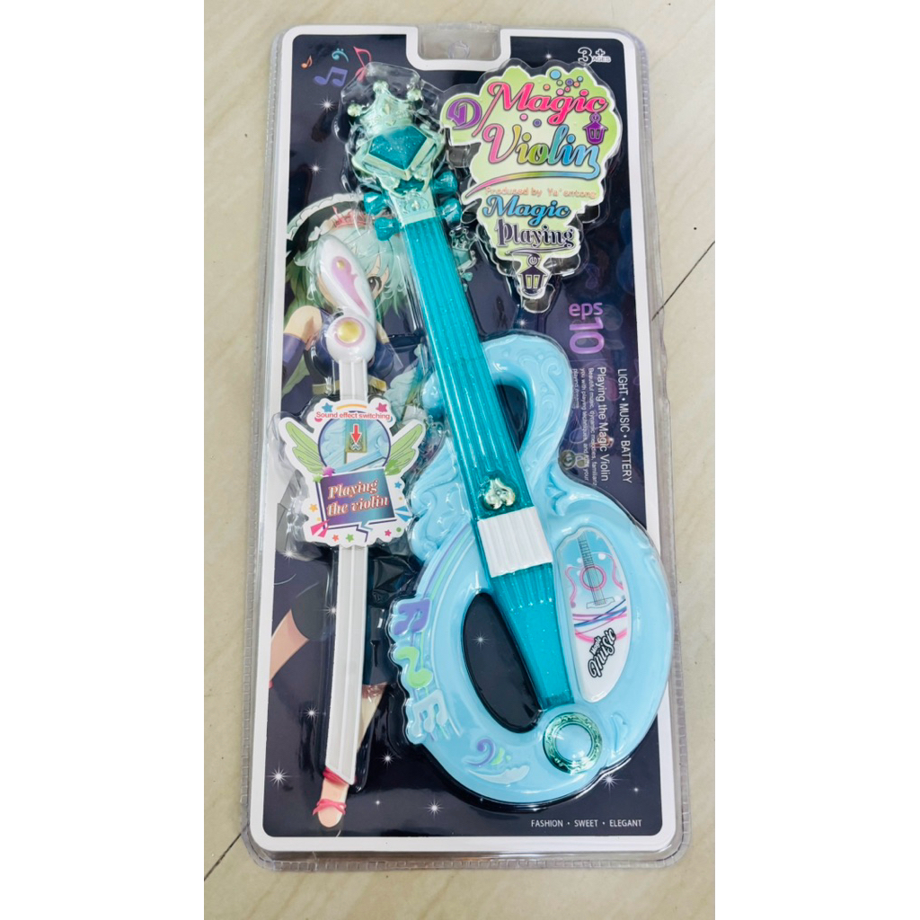 MAINAN ANAK BIOLA VIOLIN GITAR PETIK PAKAI TONGKAT